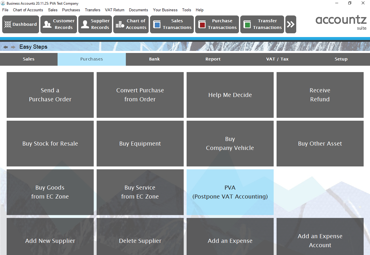 Accounting Software PVA1