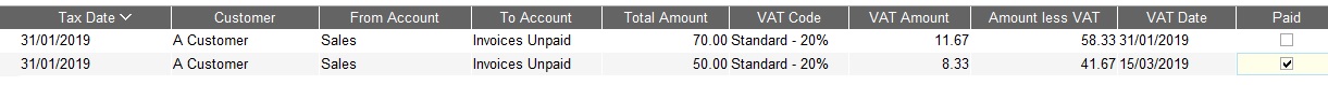 Accounting Software vat cash part 2