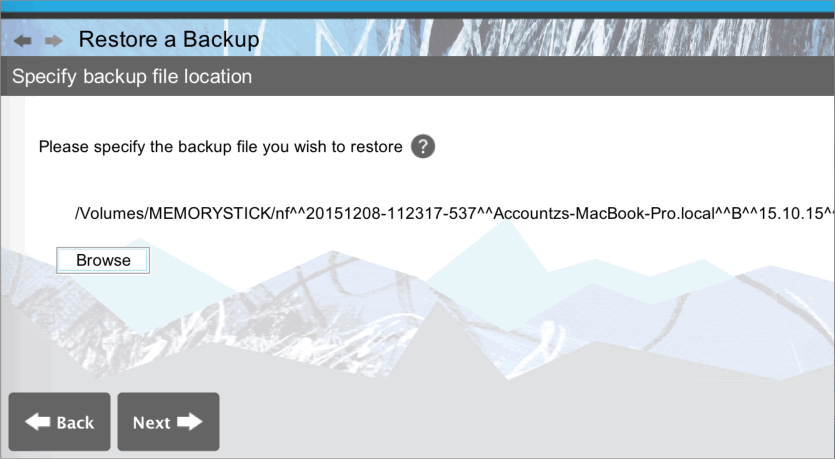 Accounting Software business restore memory stick mac 15