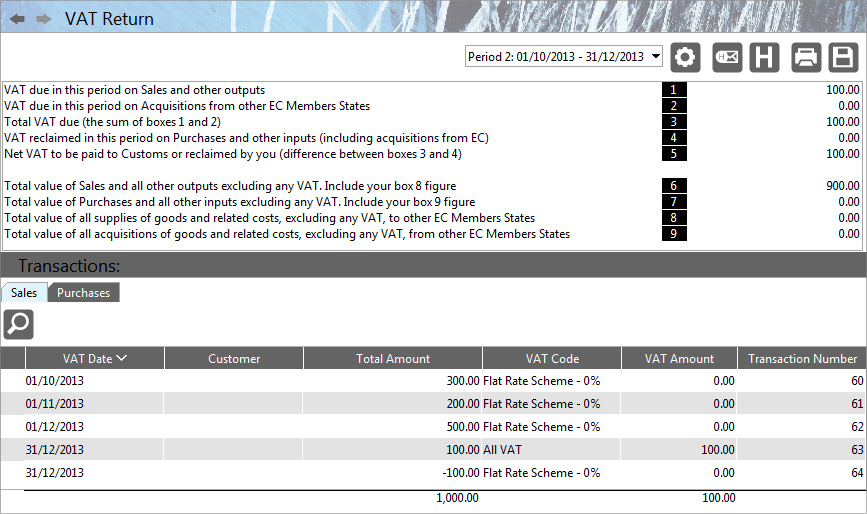 Accounting Software flat rate vat