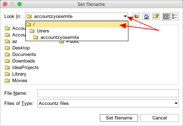 Accounting Software restore mac