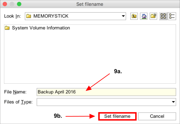 Accounting Software screenshot business make backup mac 3