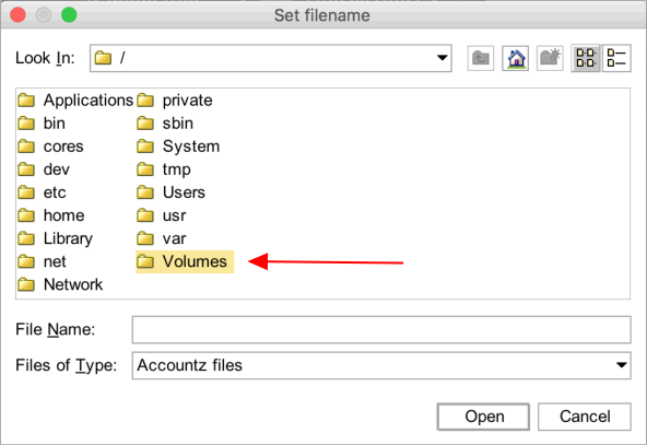 Accounting Software screenshot mac memorystick 1