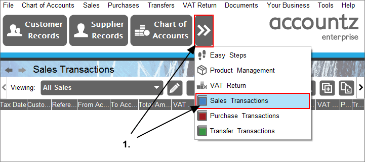 Accounting Software screenshot multi currency 1