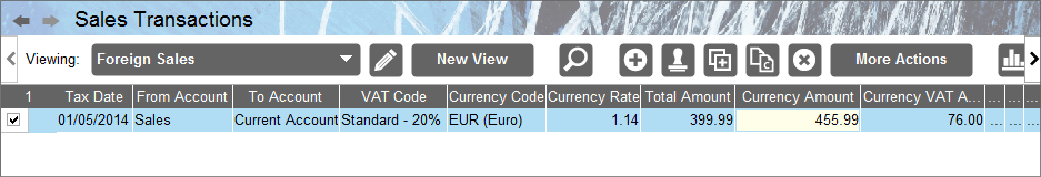 Accounting Software screenshot multi currency 8