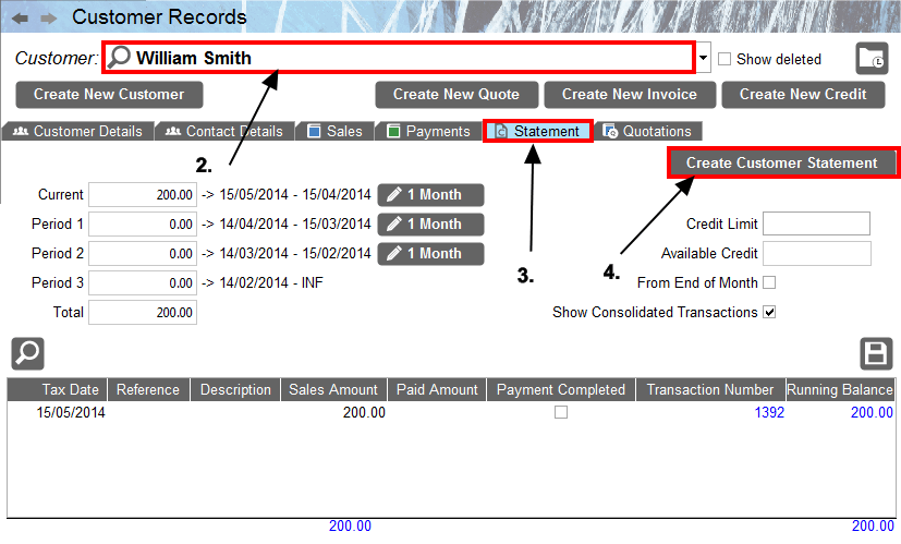 Accounting Software screenshot remittance 2