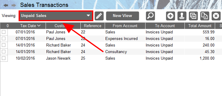 Accounting Software screenshot views