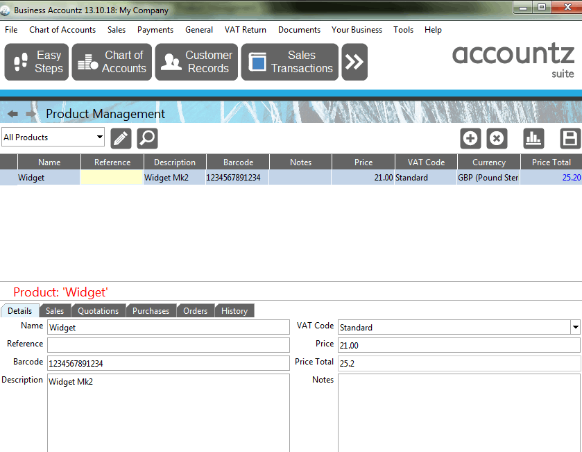 Accounting Software stock main screenshot