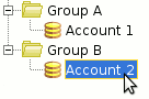 Accounting Software accounts manager drag n drop a