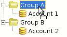 Accounting Software accounts manager drag n drop b