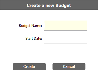 Accounting Software business budgeting create new