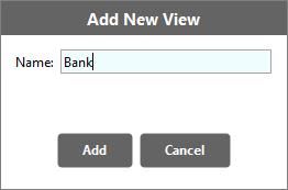 Accounting Software create new view dialogue 2