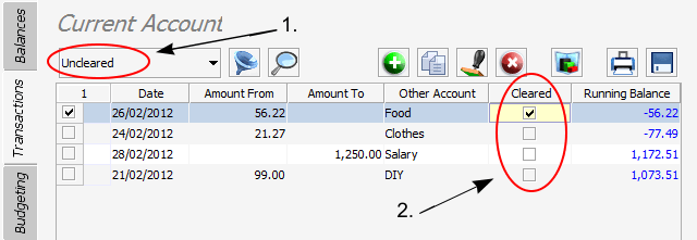 Accounting Software reconcile 1