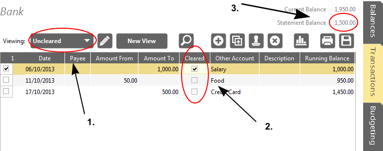 Accounting Software reconcile bank