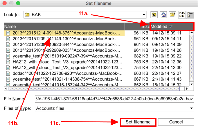 Accounting Software restore mac 7