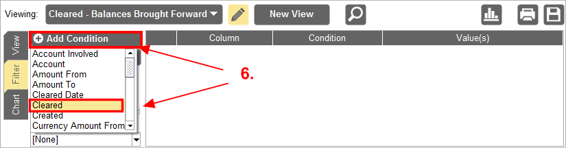 Accounting Software screenshot create report consolidated balances 3