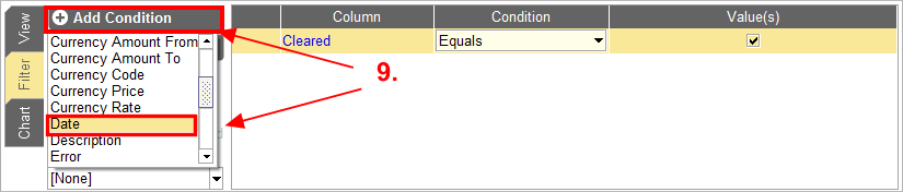 Accounting Software screenshot create report consolidated balances 5