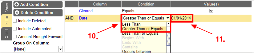 Accounting Software screenshot create report consolidated balances 6