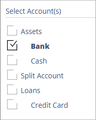 Accounting Software screenshot look ahead dashlet 2