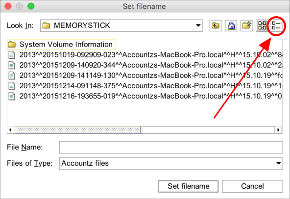 Accounting Software screenshot mac memorystick 3